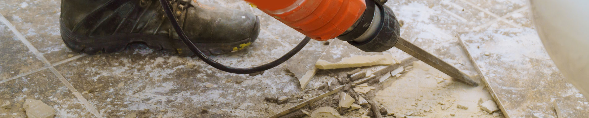 Old Tile Floor Demolition