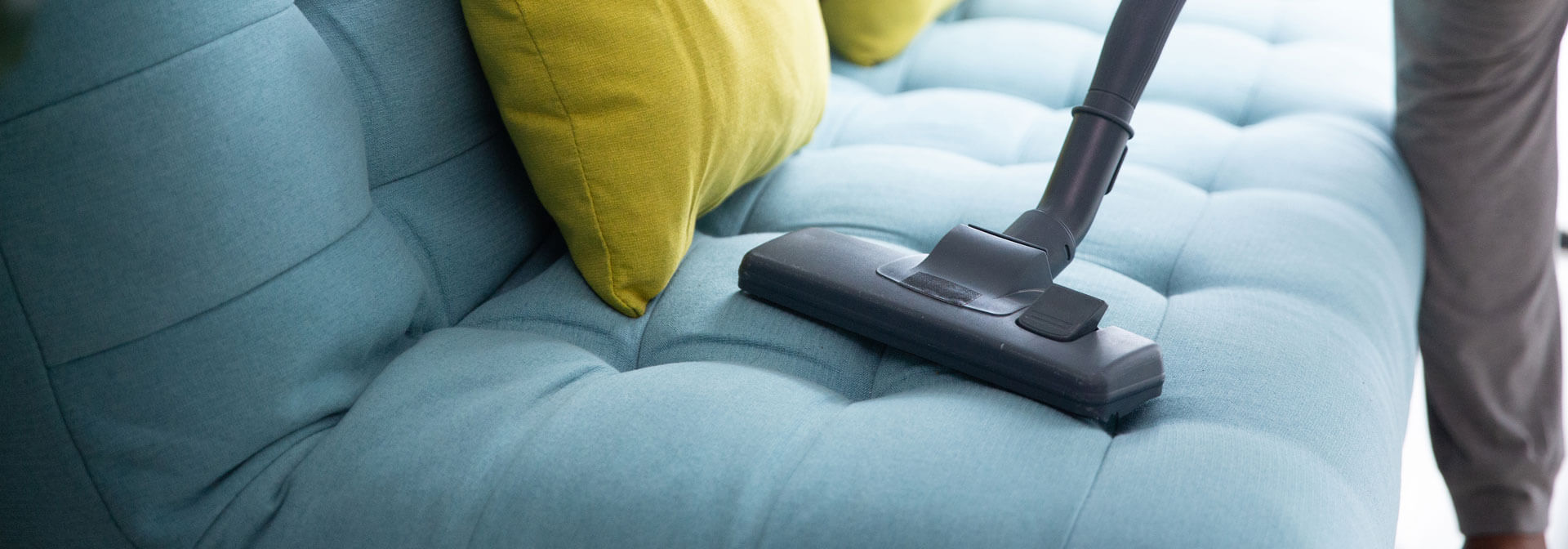Vacuuming Couch